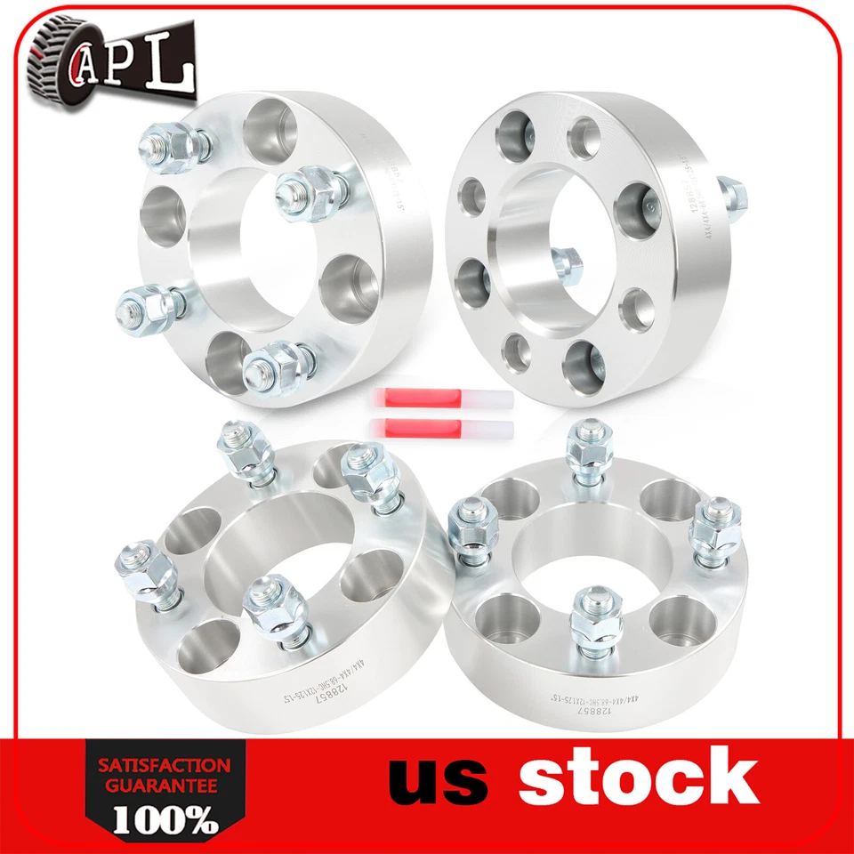 4X 1.5" Thick Wheel Spacers 4x4/ 4x101.6 12x1.25 For Golf Cart Yamaha The Drive2 — 第 1/4 张图片