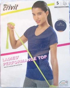 Nueva Camiseta Top Talla 10/12 EU 36/38 Azul Entrenamiento Entrenamiento Rendimiento CRIVIT - Imagen 1 de 1