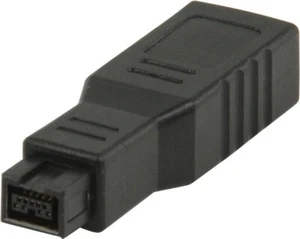 Value Line (VLCP62905B) Black FireWire Adapter (6-Pin Female - 9-Pin Male) - Picture 1 of 5