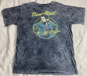 Thomas Rhett T Shirt Womens XXL Gray Stone Washed Short Sleeve Life Changes Tour - Picture 1 of 7