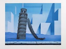 Rene Magritte - Night in Pisa (signed & numbered lithograph)