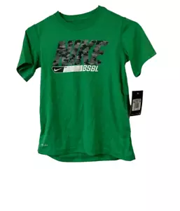Nike Kids Boys' Legend Baseball Crew Neck Short Sleeve T-Shirt, Green, XS - Picture 1 of 5