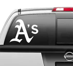 Oakland A's Athletics Window Sticker Vinyl Decal any size any color - Picture 1 of 7