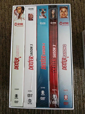 DEXTER TEMPORADAS SEASONS SAISONS 1-5 - 21 DVD NUEVA ENGLISH FRANCAIS Am - Imagen 1 de 4