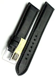 20mm /18mm Top LOUISIANA KROKOBAND mad GERMANY ALLIGATOR Krokodil BAND Strap - Picture 1 of 2