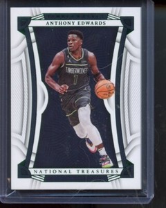 2022-23 National Treasures Anthony Edwards Base /5