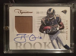 2012 Prime Signatures Auto #19 BRIAN QUICK Rc Autograph Rookie Jersey /99 - Picture 1 of 1