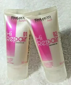 Salerm Hi Repair 01 Shampoo 50ml/1,8oz + Hi Repair 02 Maske 50ml/1,73oz-Duo Set - Bild 1 von 2