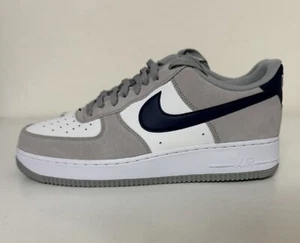 Nike Air Force 1 ‘07 Low Georgetown Mens Sz 12 Light Smoke Grey Navy FD9748-001 - Picture 1 of 11