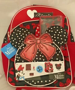 NEW Disney Minnie Mouse 5 Pc Backpack Set - Picture 1 of 3
