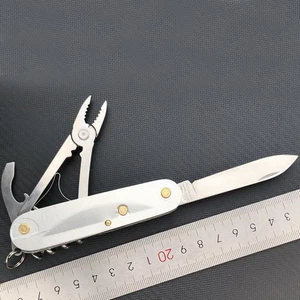 DIY Zange + Klinge + Öffner + Rotweinöffner 2-lagig für Victorinox 91 mm - Bild 1 von 5