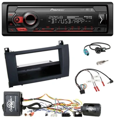 Pioneer Lenkrad USB DAB Bluetooth Autoradio für Mercedes SLK R171 04-11 aktiv - Bild 1 von 4
