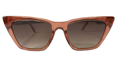 Óculos de sol QUAY Australia Call The Shots prímula marrom olho de gato gradiente Sunnies - Imagem 1 de 4