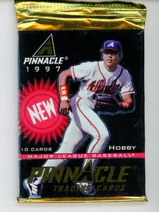 3 PACK LOT 1997 PINNACLE BASEBALL 10 CARDS PER PACK - Picture 1 of 2