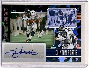 2023 Panini Phoenix Signature Highlights Clinton Portis Auto Denver Broncos - Picture 1 of 2