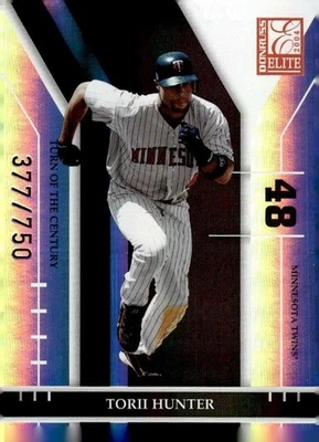 2004 Donruss Elite #39 Torii Hunter Turn of the Century #/750 - Image 1 of 2