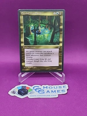 MTG Flooded Woodlands Misprint Double Print Registration Saturation *CCGHouse* - Image 1 of 4