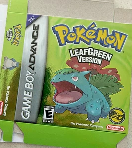 Pokemon Blattgrün - Nintendo Game Boy Advance GBA - Ersatzbox Beschreibung lesen - Bild 1 von 1