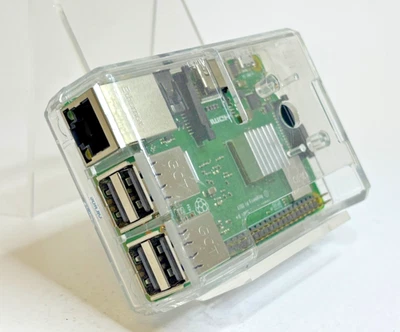 Raspberry Pi 3 Model B+ 2017 Vilros Clear Case With Cooling Fan Slot - Image 1 of 4