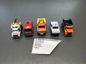 VINTAGE GALOOB MICRO MACHINES CITY SERVICE COLLECTION  / MICRO MACHINES LOT /TOY - Picture 1 of 15
