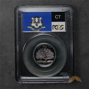 1999-S Proof Connecticut State Quarter 25C - PCGS PR70 DCAM - San Fransisco - Picture 1 of 2