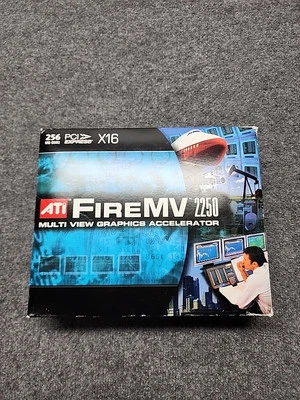 NEW ATI FireMV 2250 X1 256MB DDR2 PCIe Video Graphics Card NIB - Image 1 of 4