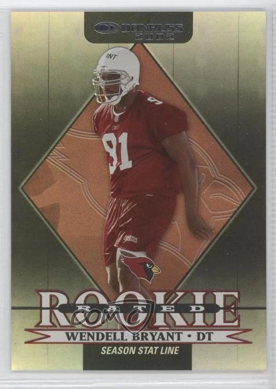 2002 Donruss Rated Rookie Season Stat Line /54 Wendell Bryant #280 Rookie RC - Image 1 of 2