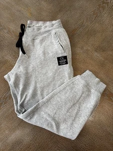 Calvin Klein Gray Drawstring Performance Jogger Pants Large Waist 32” Inseam 25” - Picture 1 of 7