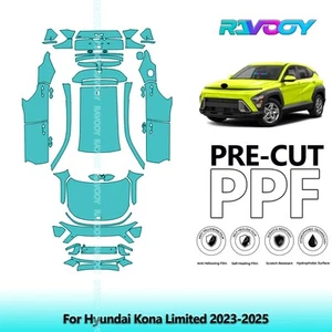 PreCut Paint Protection Film PPF For Hyundai Kona Limited 2023-2025 - Picture 1 of 7