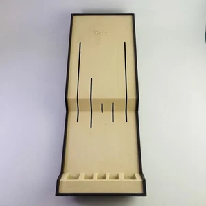 Vtg CUTCO Knife Holder Drawer/Wall Mount Rack Brown/Beige 17”x6 1/2” Model K1743 - Picture 1 of 7