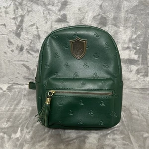 NWT Harry Potter Hogwarts Slytherin House Mini-Backpack Bag Wizarding World - Picture 1 of 15