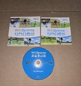 Wii Sports (Nintendo Wii, 2006) Complete- Tested & Works - Minty Disc 