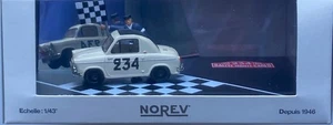 1/43 NOREV 850010 Vespa 400 1959 Monte Carlo Rally #234 Chavy &  Meigen BNMIB - Picture 1 of 6