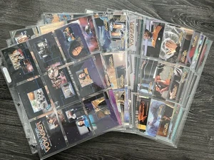 1995 STAR TREK VOYAGER: Season 1 Series 1 & 2 Trading Card Complete Sets 1-190 - Picture 1 of 23