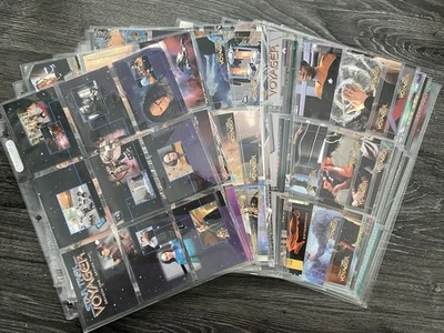 1995 STAR TREK VOYAGER: Season 1 Series 1 & 2 Trading Card Complete Sets 1-190 - Image 1 of 4