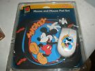 New Fellowes Mouse And Mouse Pad Set Mickey Mouse O19