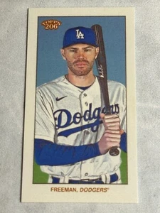 2023 Topps 206 High Series Polar Bear Back Freddie Freeman SP Dodgers - Bild 1 von 2