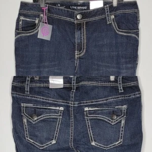 Lane Bryant Crop Genius Fit Jeans with Back Flap Pockets Size 18 - Picture 1 of 8
