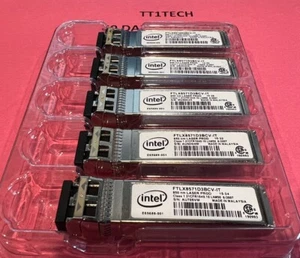 Genuine Dell Intel 10Gb SR SFP+ Transceiver Module 850nm Short Range 300M LC-LC - Picture 1 of 3