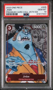 EIN STÜCK PREMIUM 25. ST01-005 JINBE ALTERNATIVE ART PSA 10 EDELSTEINE NEUWERTIG #81817493 - Bild 1 von 4
