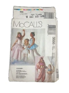 Modello McCall 3886 costume principessa harem ballerina taglia M tagliato e completo - Foto 1 di 4