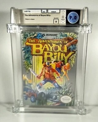 Adventures of Bayou Billy Nuevo Nintendo NES Sellado de Fábrica WATA Grado 9.0 A Como Nuevo Foto 1 de 4