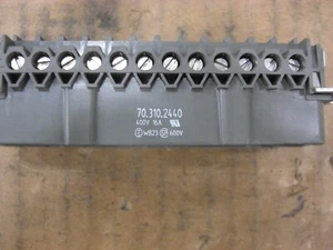 Wieland Male Insert 70.310.2440.0, 24 Pin, Screw Terminals + Ground 400V 16A - Picture 1 of 6