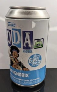 Funko Soda Jimi Hendrix Limited Edition Chase 2500Pcs Funkon 2022 Con Sticker - Picture 1 of 2