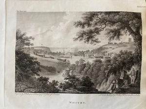 1798 Antique Print: Whitby, Yorkshire after Trueman & Tayleure - Picture 1 of 2