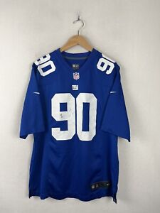 Nike On Field New York Giants Size Large #90 Pierre -Paul Football Jersey Blue