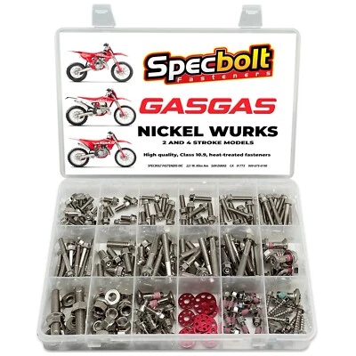 Nickel Wurks Bolt Kit for GASGAS MC EC EX 125 250 300 250F 350F 450F 2-4 strokes - Image 1 of 4