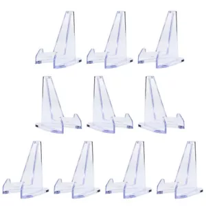 10PCS Card Stand Clear Picture Display Show Rack Plate Display Phone Racks - Picture 1 of 12