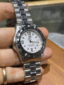 Tag Heuer 2000 WK1111-0 Classic Professional 39mm Uhr Herren weißes Zifferblatt - Bild 1 von 13