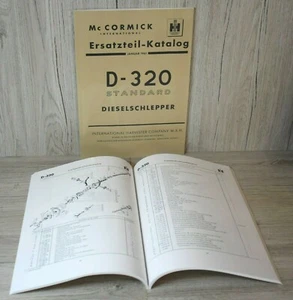 Mc Cormick Ersatzteilliste für Traktor Standard D-320 D 320 - Bild 1 von 3